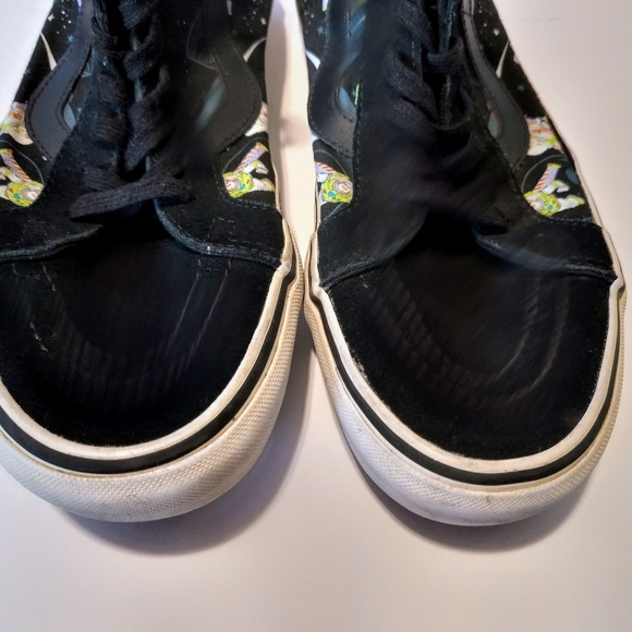 Vans X Disney Pixar Toy Story Buzz Lightyear Sk8 Suede  Hi Tops, Mens Size 10 - Picture 10 of 12